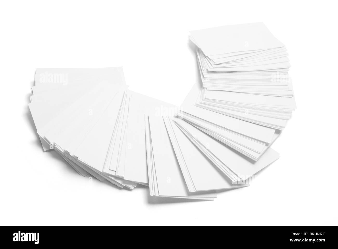 Blank Name Cards Stock Photo