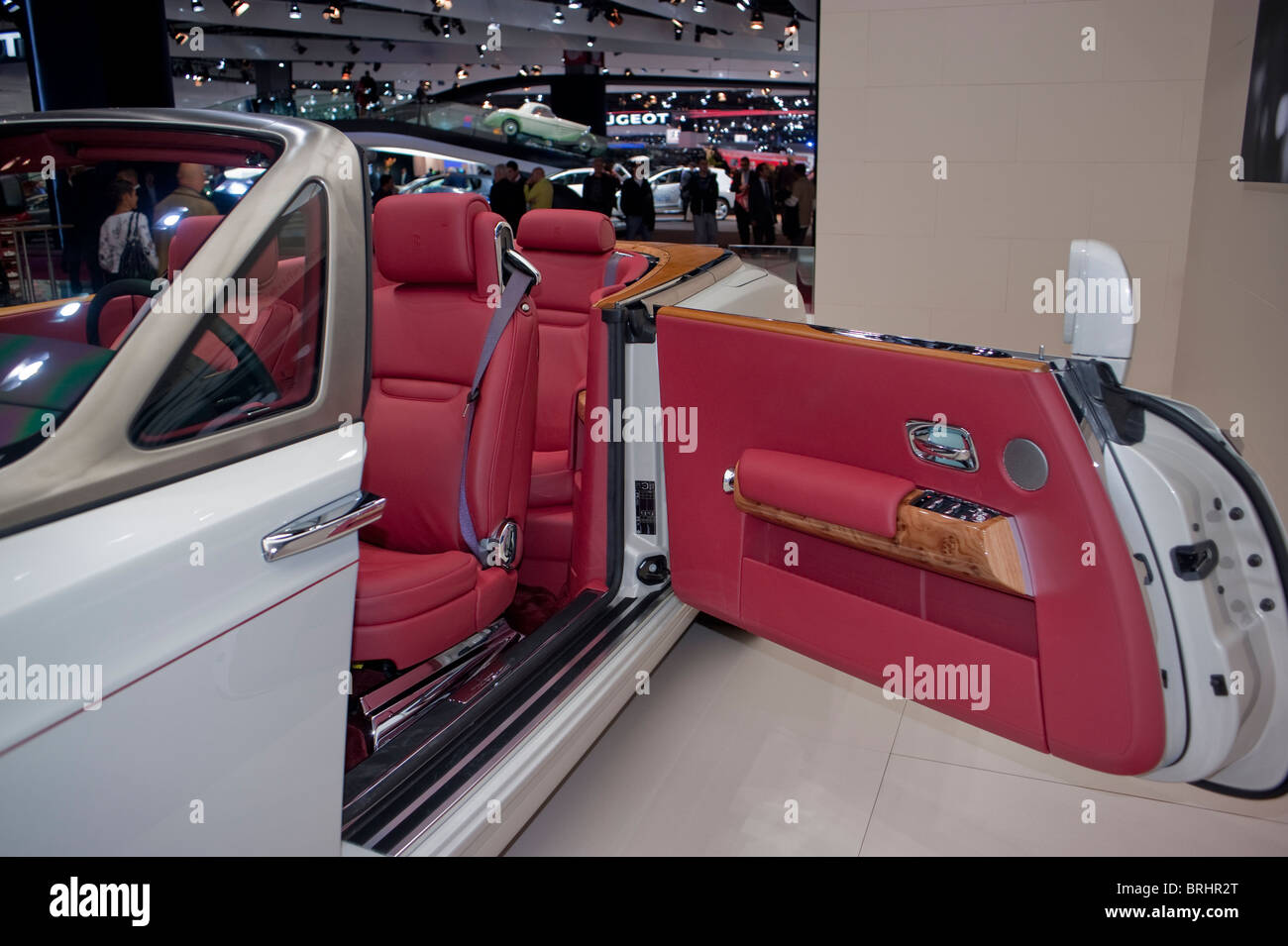 Paris, France, Paris Car Show, Rolls Royce, Drop Head Convertible, 350,000 € Luxury Sedan Stock Photo