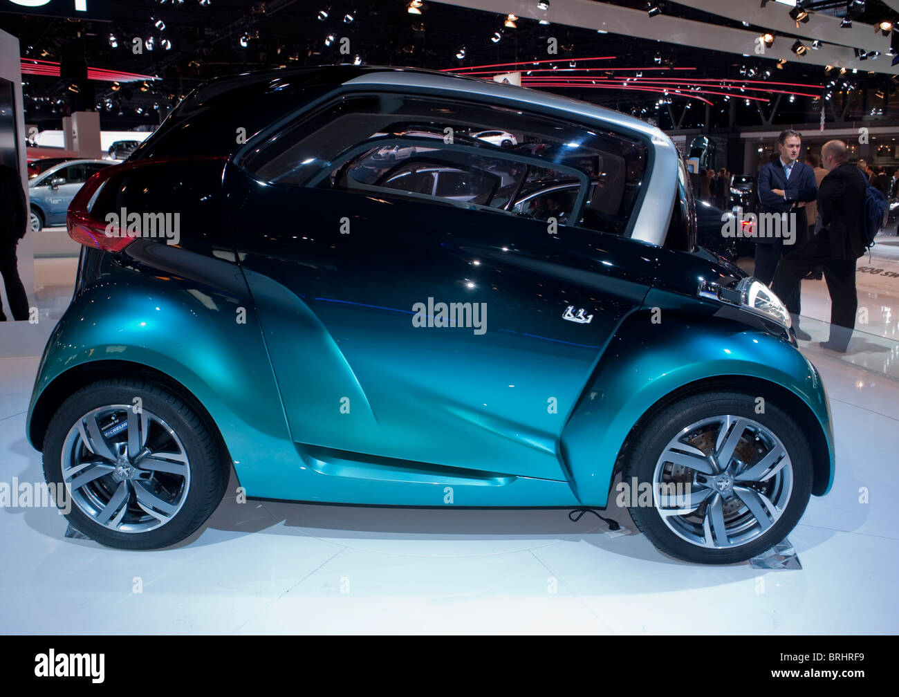 Paris, France, Paris Car Show, Peugeot Electric Concept Var, BBI, Sedan