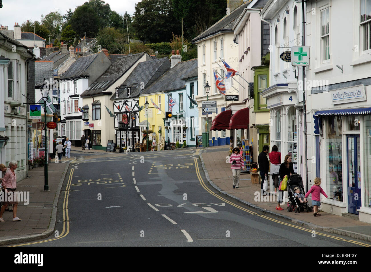 Modbury a small town in the South Hams region of South Devon England UK