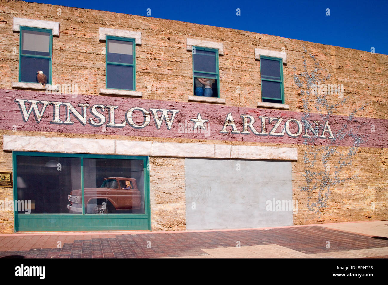 Winslow arizona street art hires stock photography and images Alamy