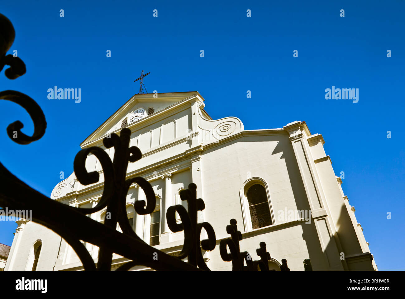 John Marc Anderson Distressed St. Louis Cathedral Upper Half