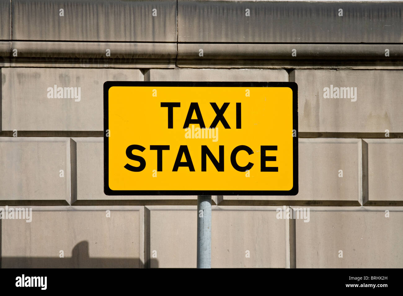 Taxi cab stance Stock Photo