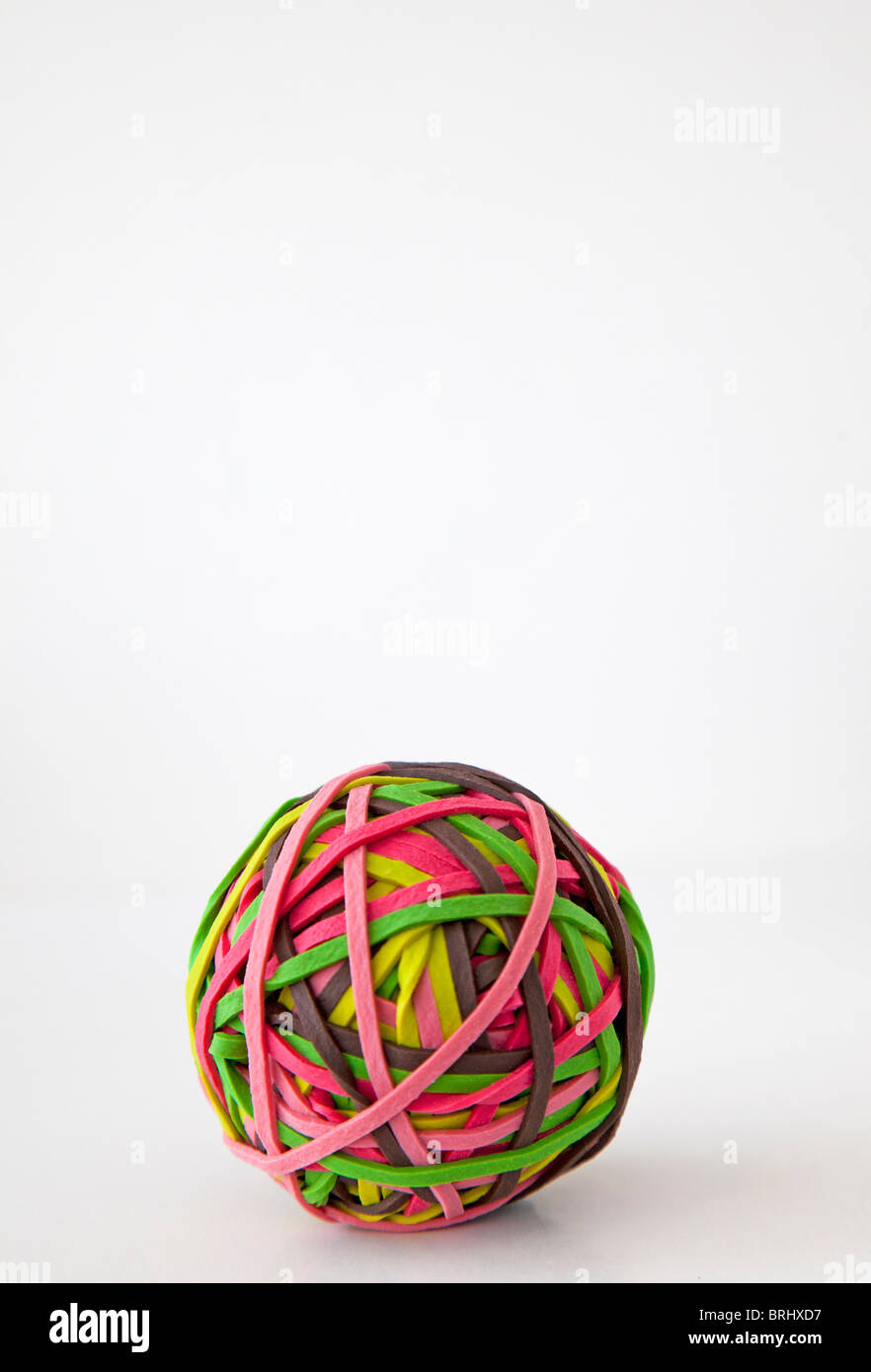 rubber band ball Stock Photo Alamy