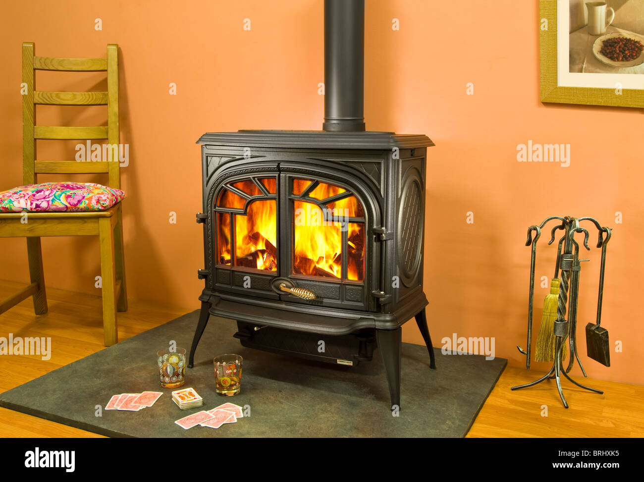 Wood burning stove made belge hires stock photography and images Alamy