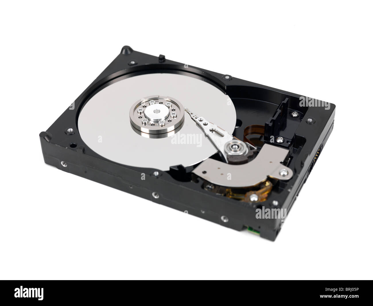 An internal computer hard drive Stock Photo Alamy