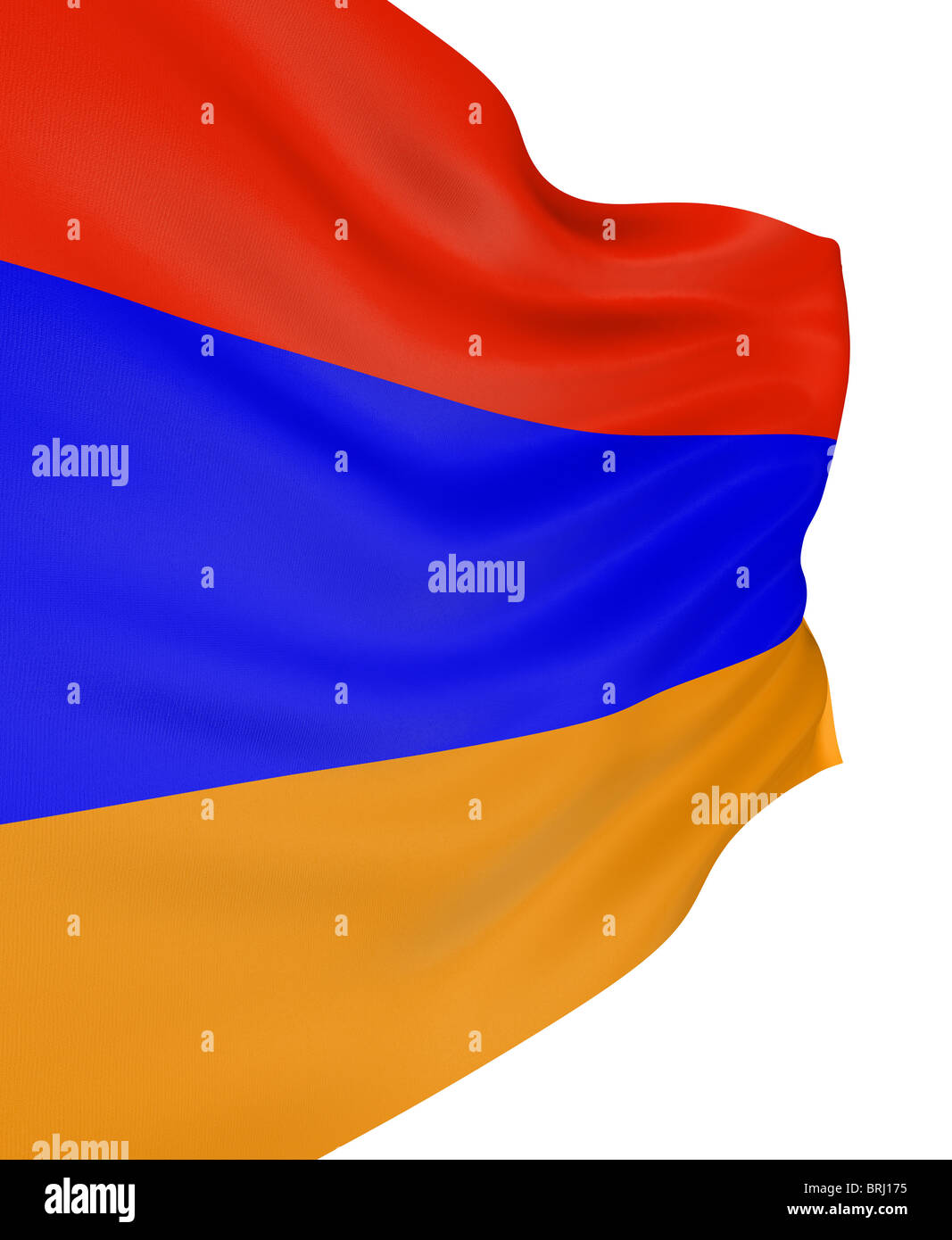 3D Armenian flag Stock Photo - Alamy