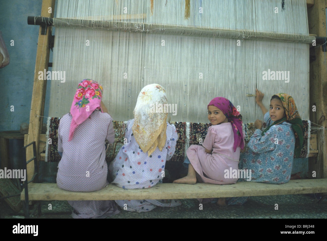 Rug weavers hires stock photography and images Alamy