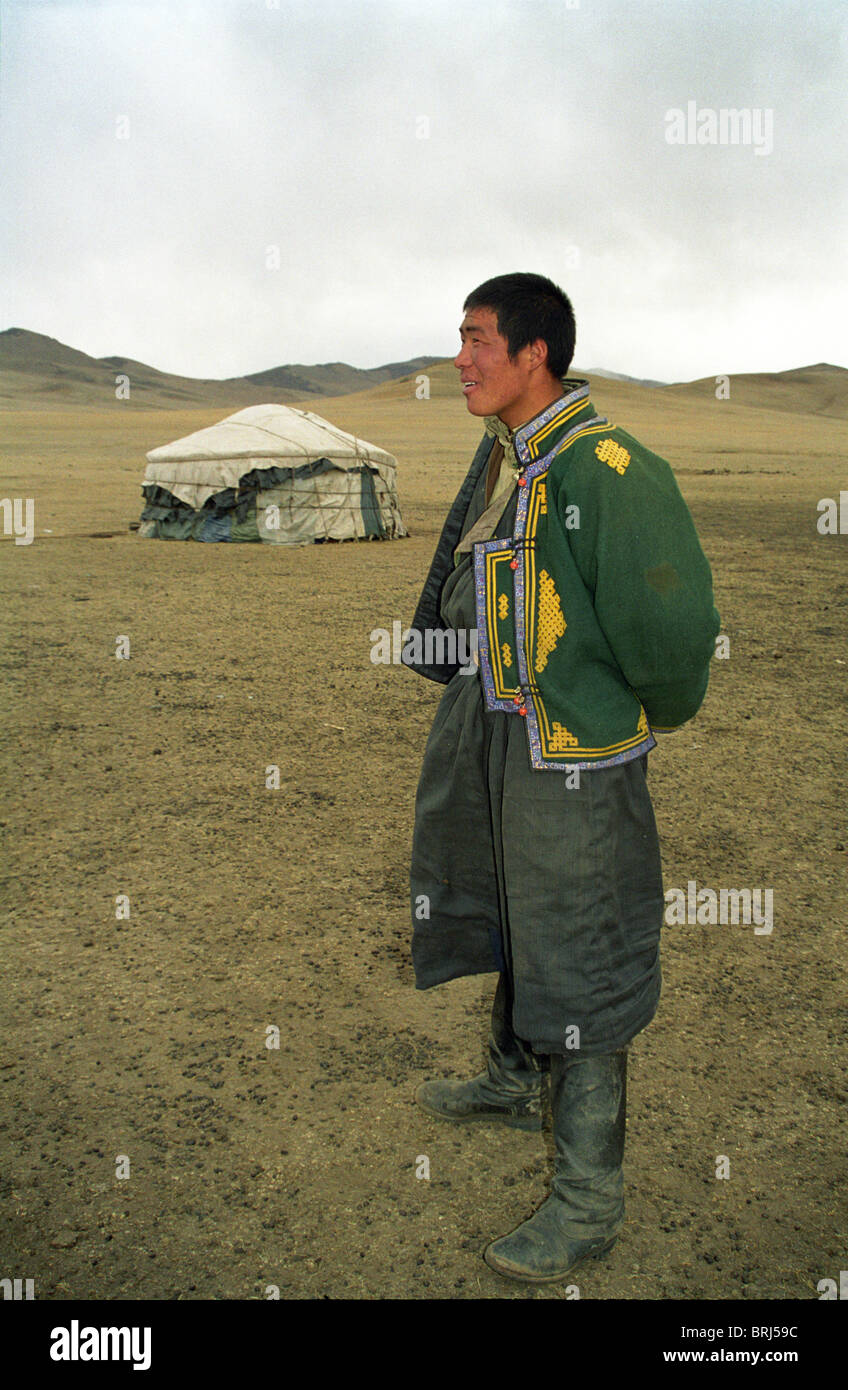 A horseman Mongolia Stock Photo - Alamy