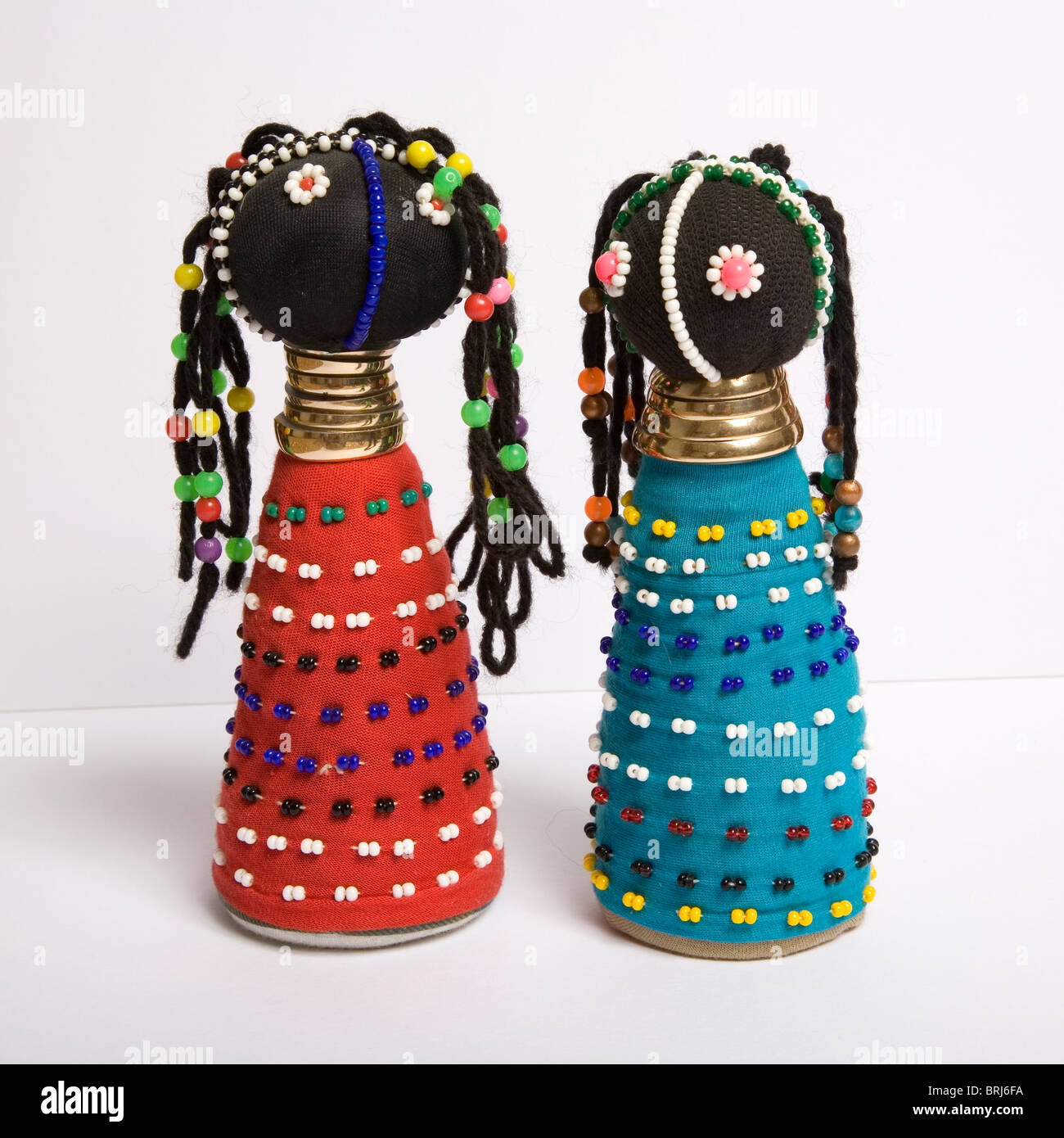 Ndebele Dolls Stock Photo