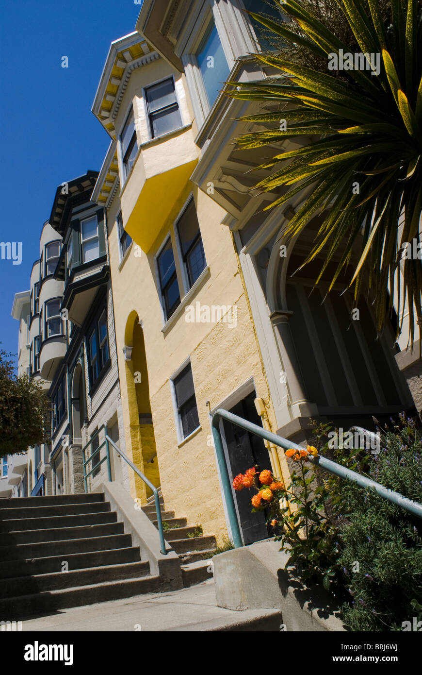 Street in North Beach neighborhood, San Francisco, California, USA Stock Photo Alamy