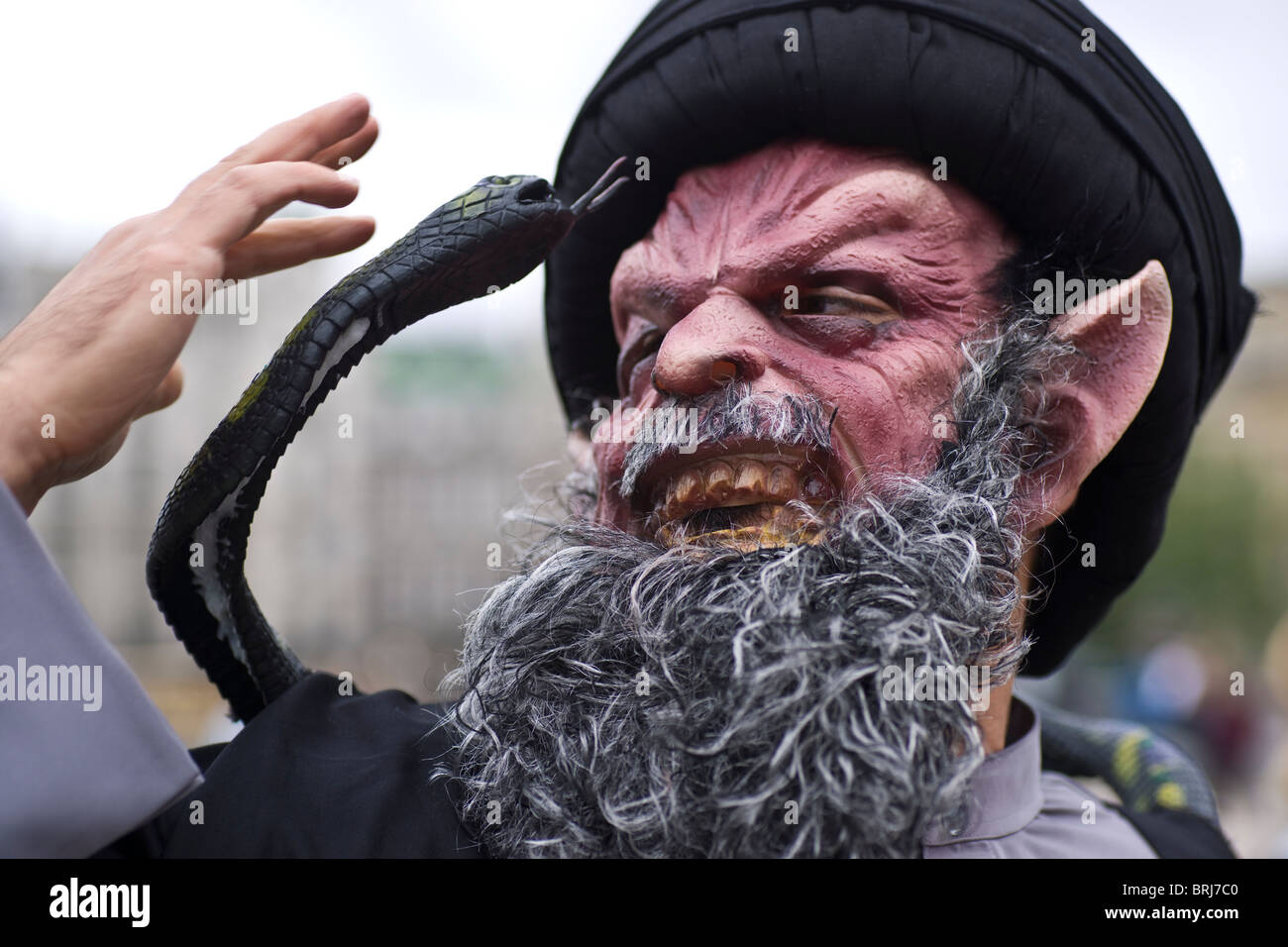 Iranian political protest Stock Photo