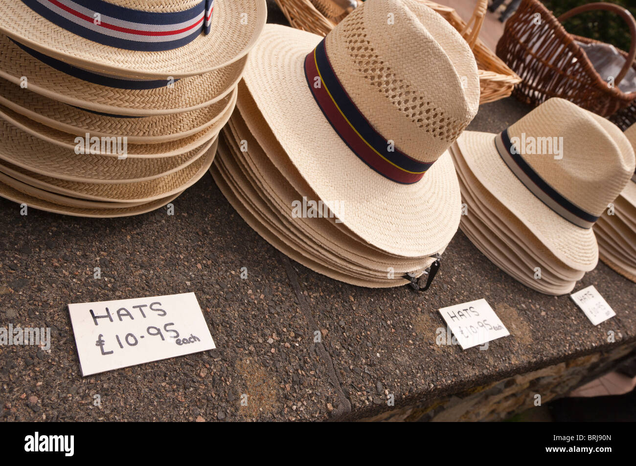 Straw Hat Hats Boater Boaters High Resolution Stock Photography and Images  - Alamy