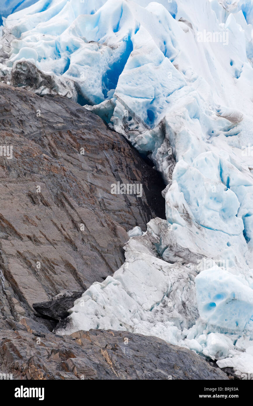 Glaciar Grey, Grey Glacier, South Patagonian Icefield, Chile Stock Photo