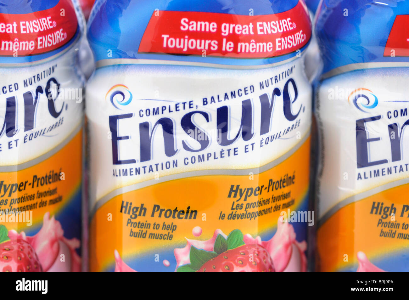 Dietary Supplement, High Protein Nutritional Drink Stock Photo Alamy