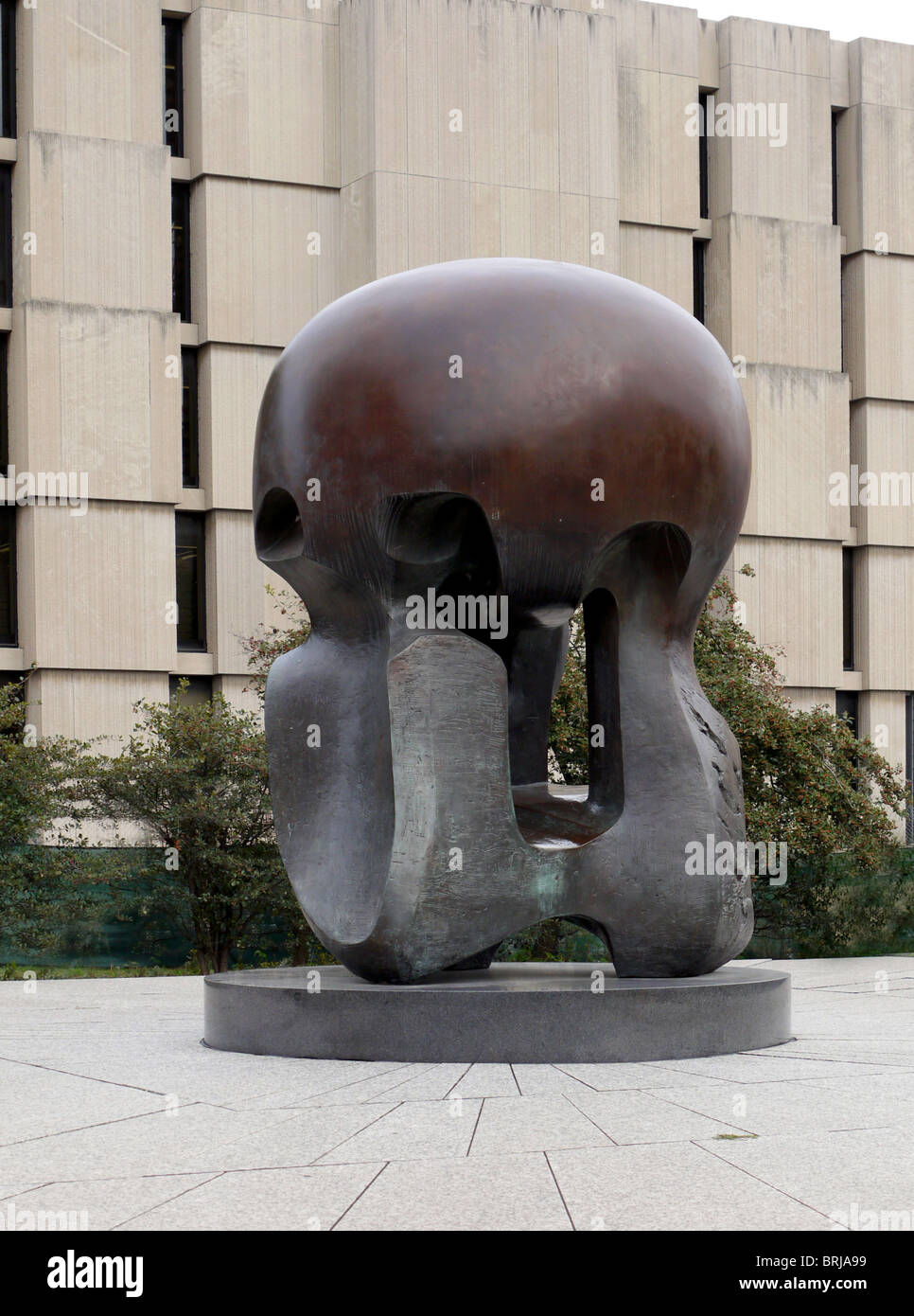 Henry Moore's 'Nuclear Energy' at University of Chicago Stock Photo