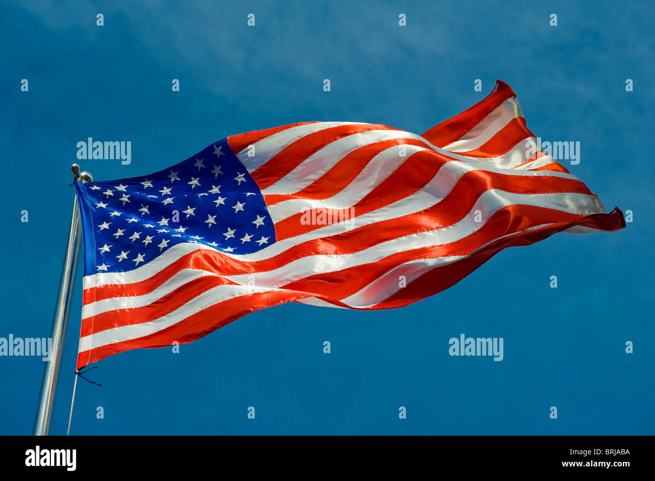 Us flag against red sky hi-res stock photography and images - Alamy