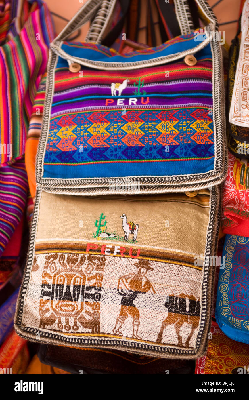 Souvenir Shop Display Lima Peru Stock Photo Alamy