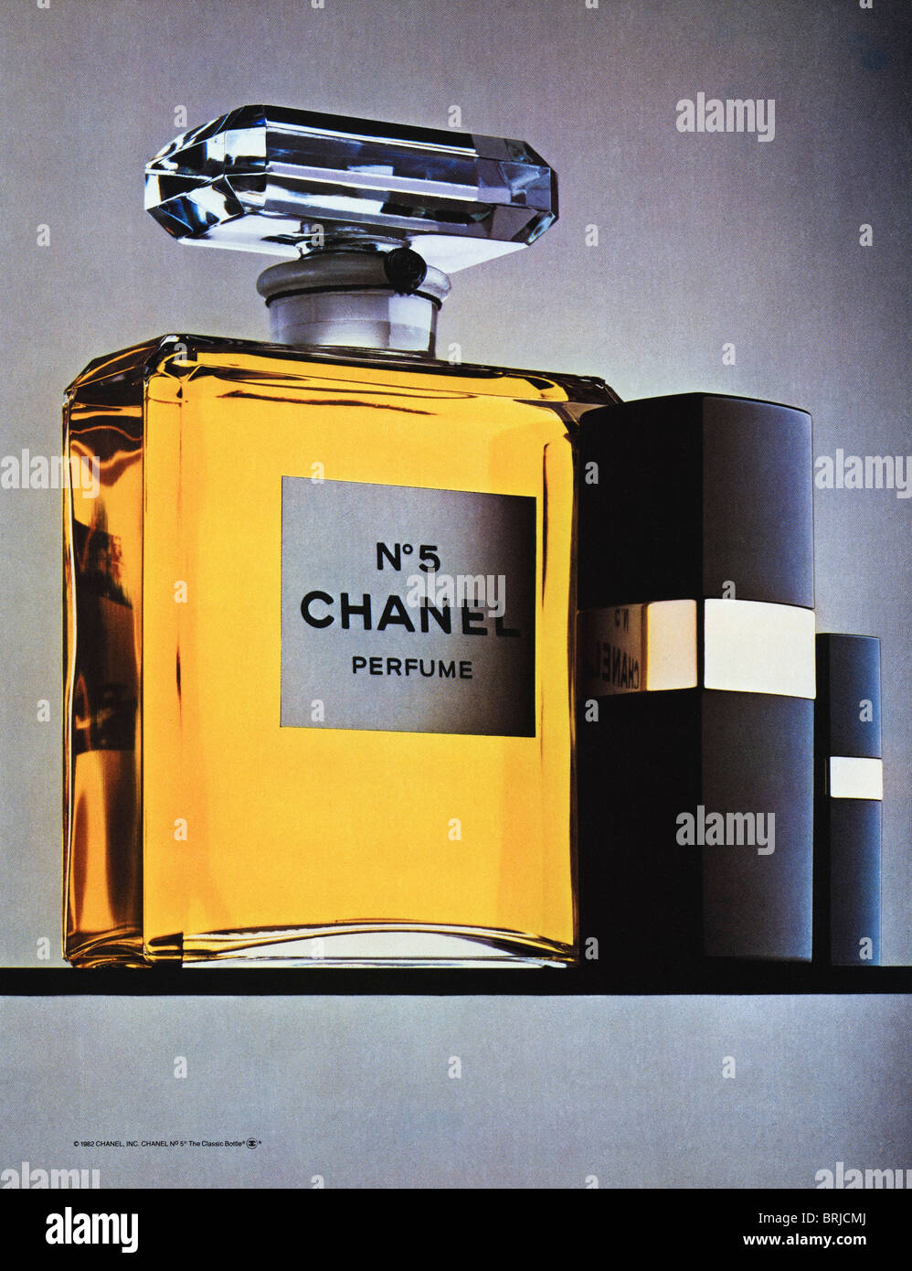 Classic advert for CHANEL No. 5 perfume in American fashion magazine circa  1983 Stock Photo - Alamy