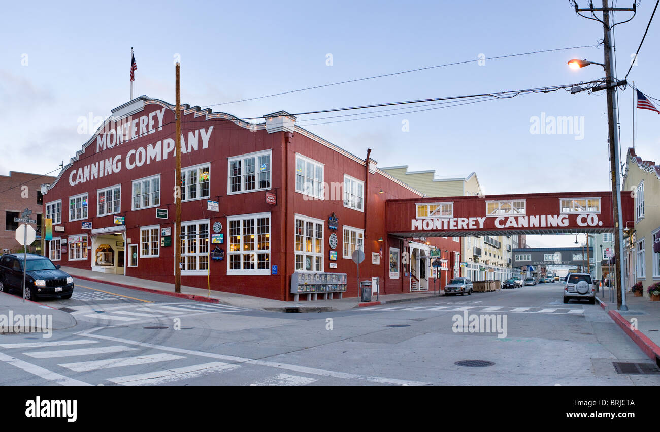 Panorama of Cannery Row and warehouse Stock Photo Alamy