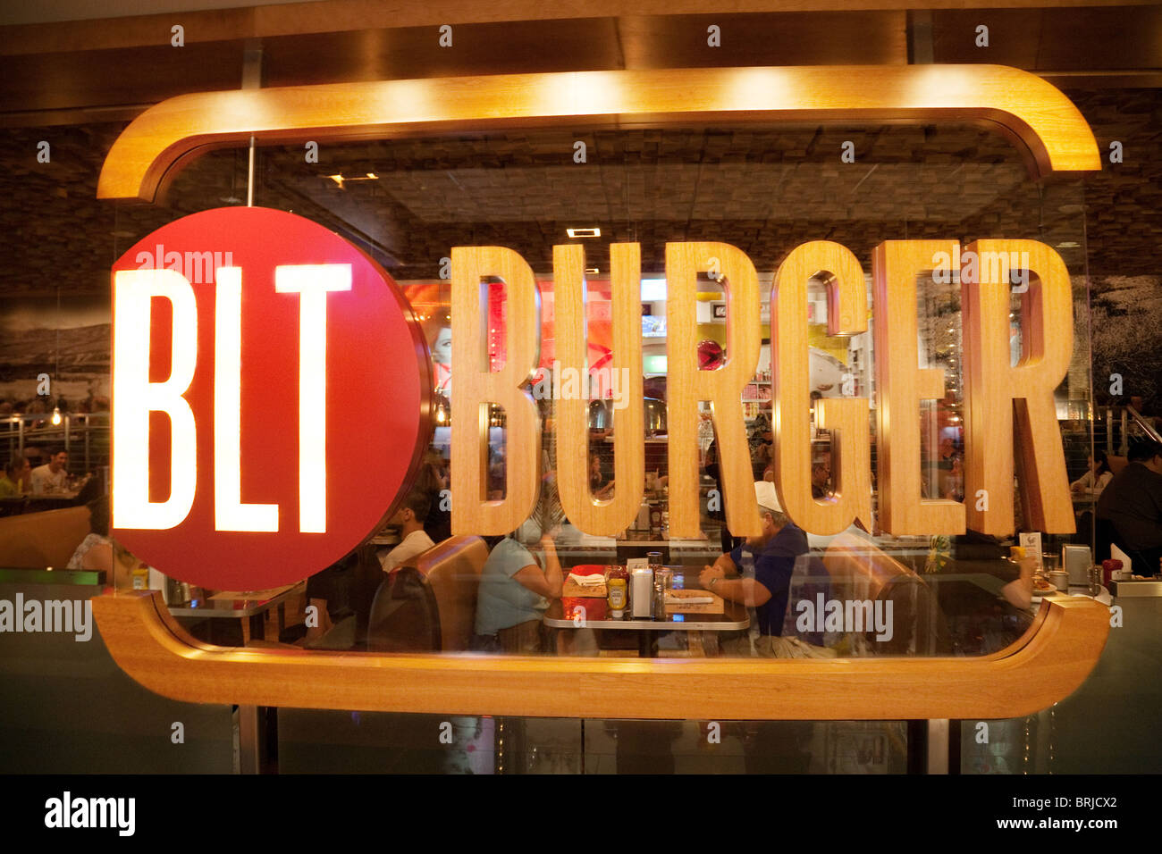 the BLT Burger restaurant, the Mirage Hotel, the strip, Las Vegas USA Stock  Photo - Alamy