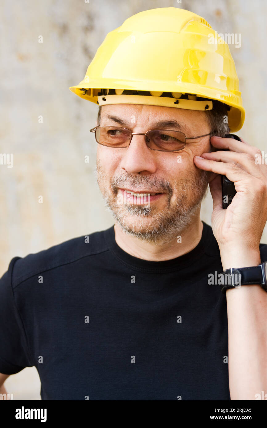 Construction worker hard hat hi-res stock photography and images - Alamy