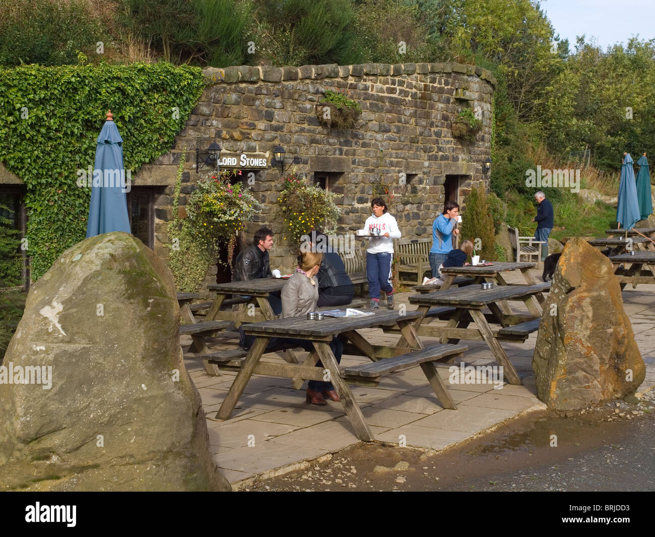 Lord Stones café above Carlton in the Cleveland Hills a popular meeting