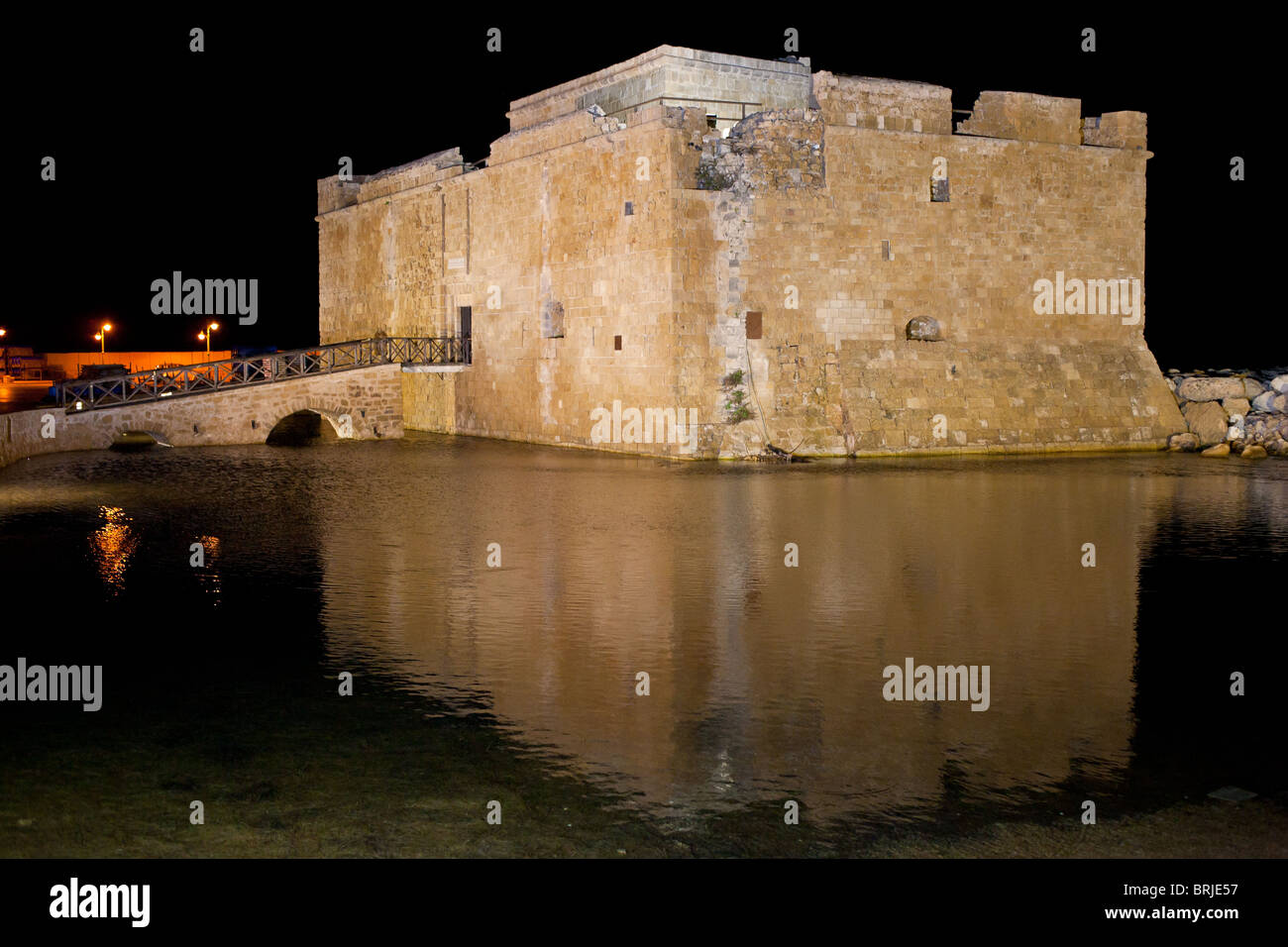 Paphos Castle In The Port Of Nea Pafos Stock Photo Alamy