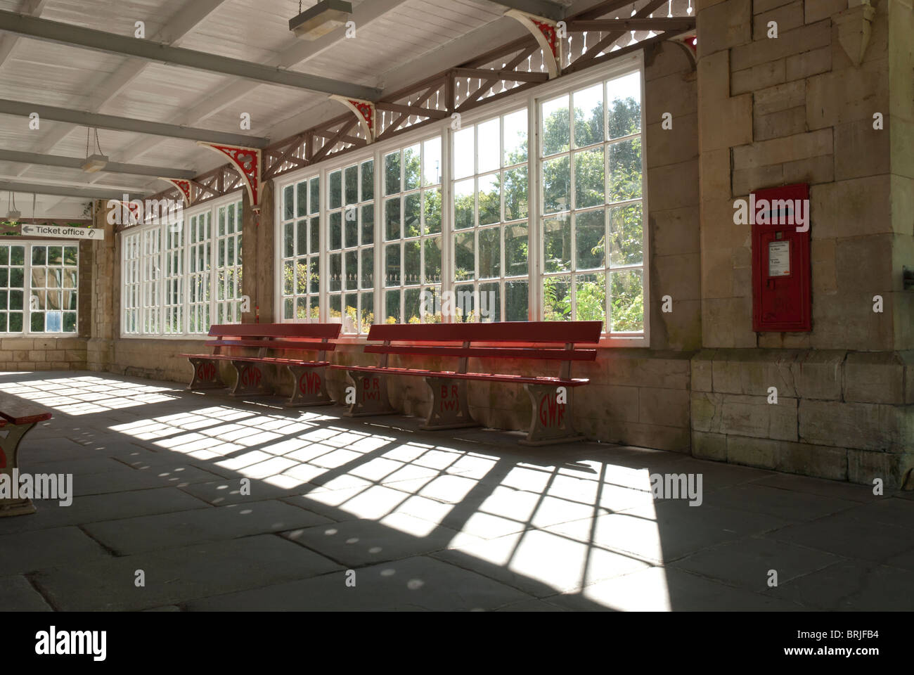 Kemble railway station, Cotswolds Stock Photo