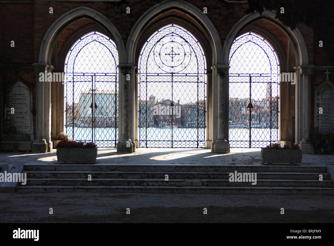 San Michele Cemetery Island, Venice, Italy Stock Photo