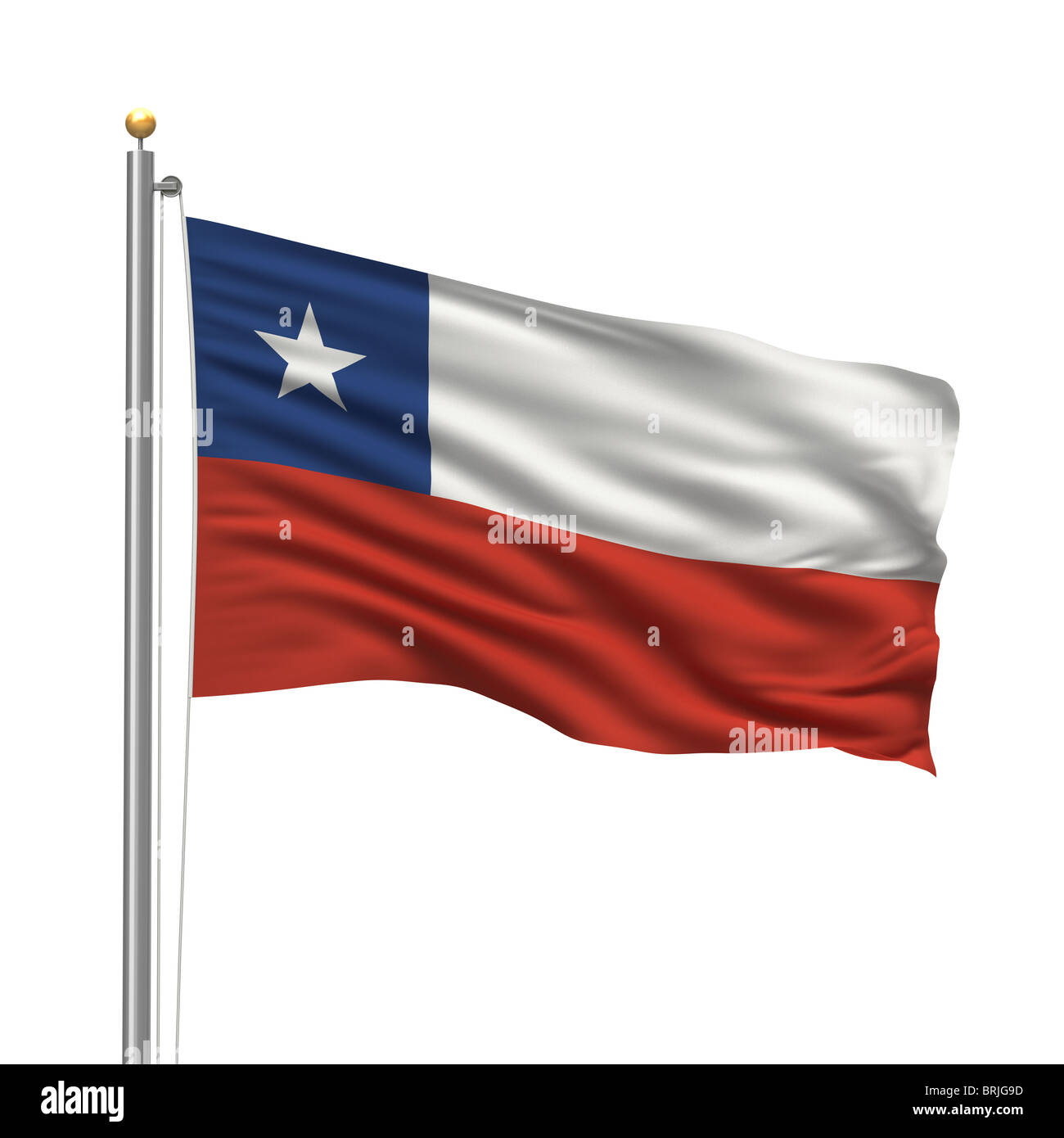 Flag of Chile Stock Photo Alamy