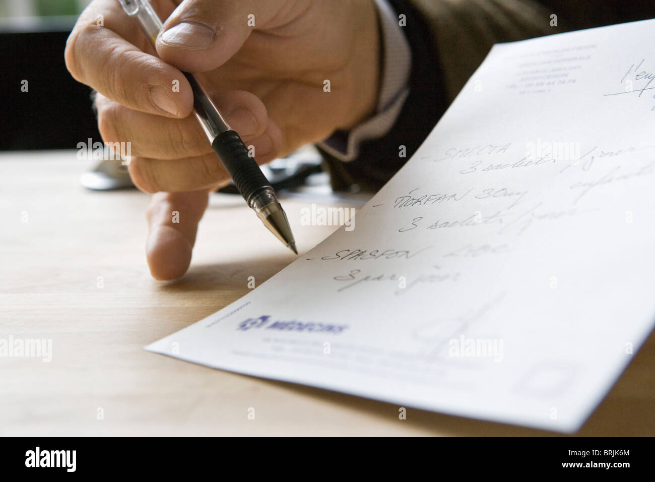 Prescription of drugs hi-res stock photography and images - Alamy
