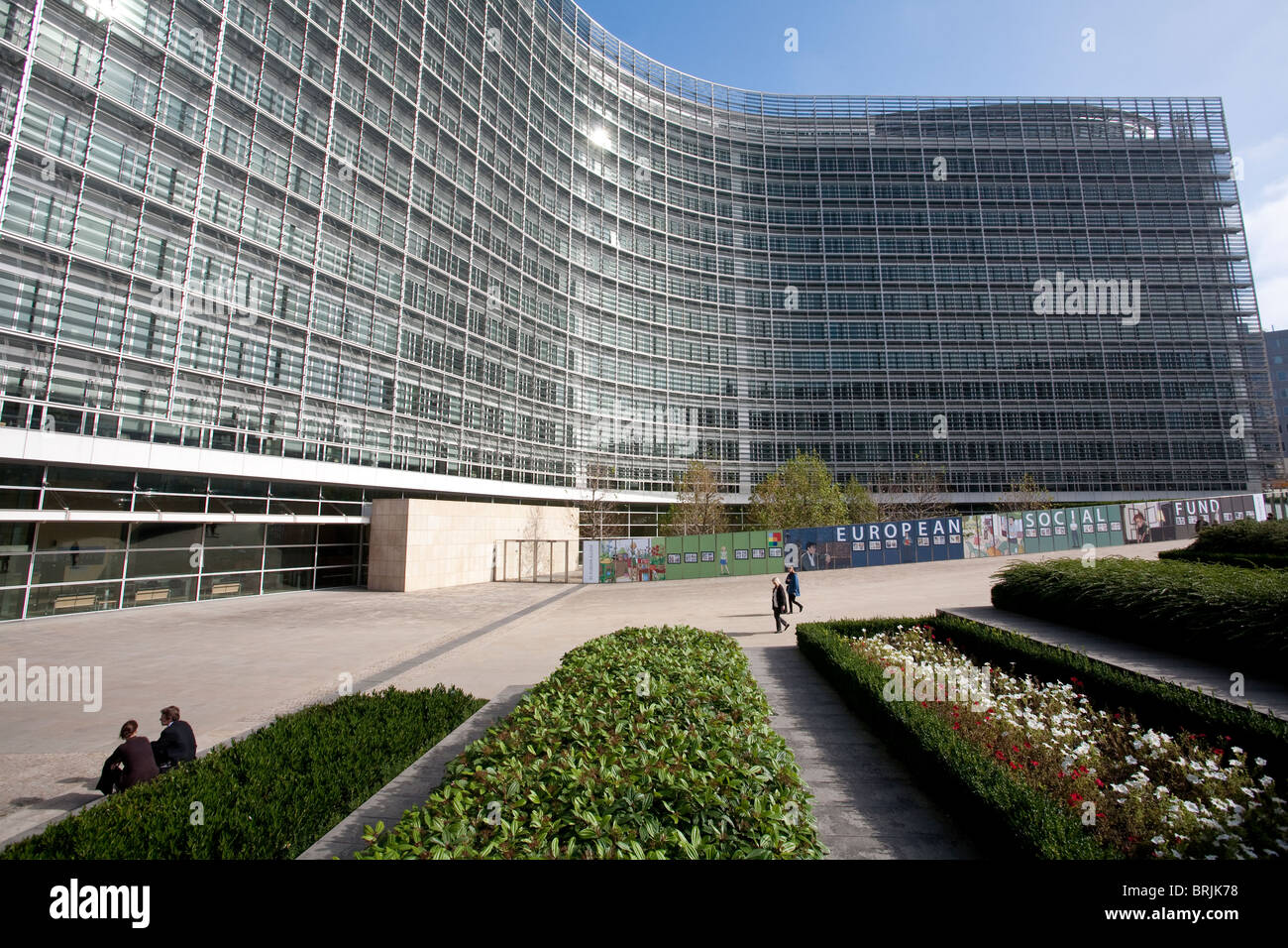The Charlemagne Building, Berlaymont,  European Commission, Brussels, Belgium. Photo:Jeff Gilbert Stock Photo