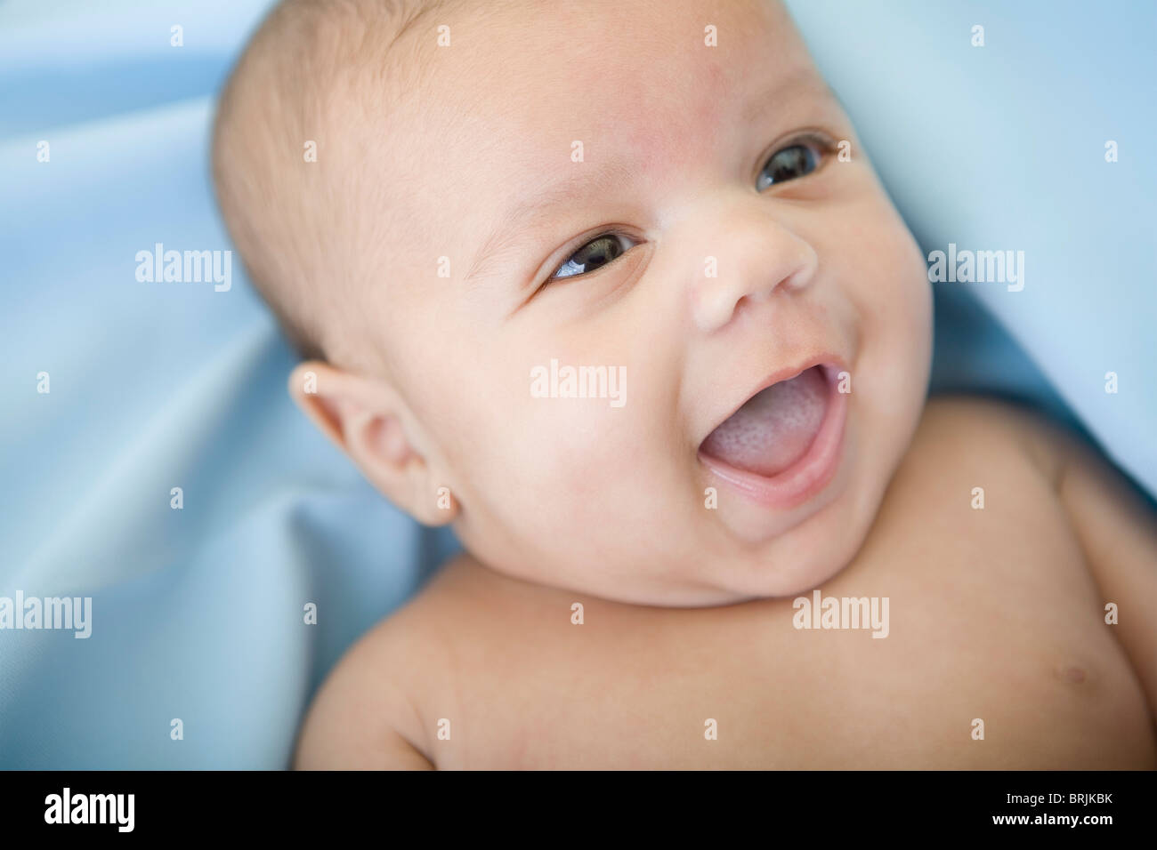 Happy Biracial Baby High Resolution Stock Photography And Images Alamy