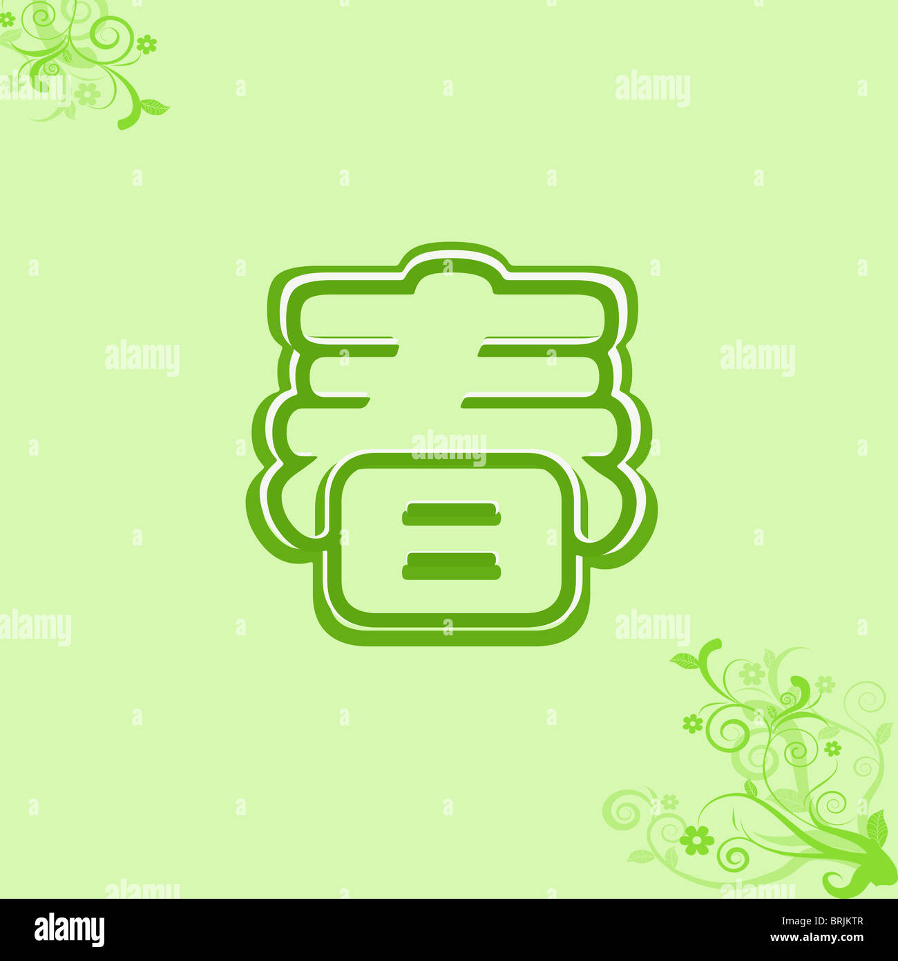 Chinese characters of SPRING on abstract background Stock Photo - Alamy