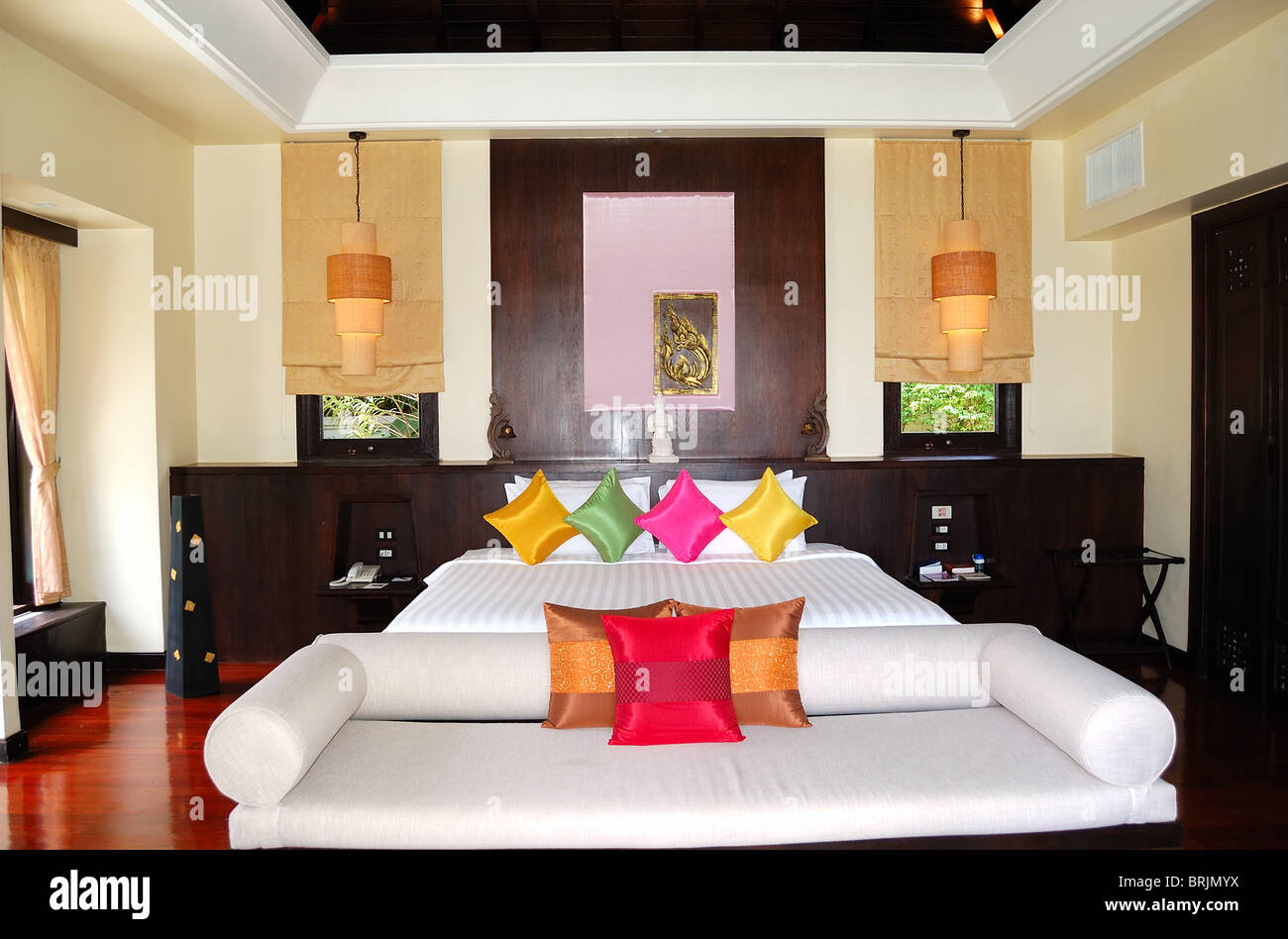 Villa interior at the luxury hotel, Phuket, Thailand Stock Photo - Alamy