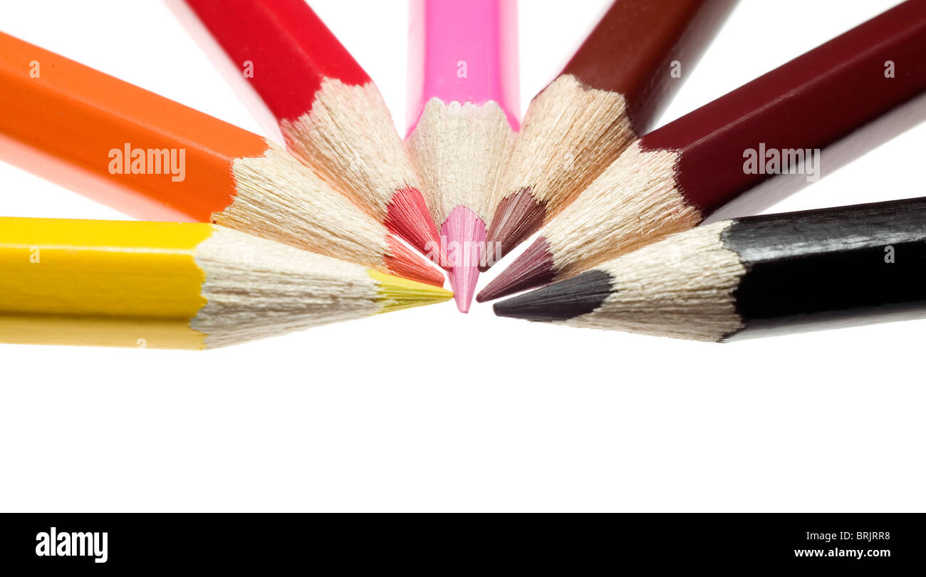 A lot of pencils placed in various order Stock Photo Alamy