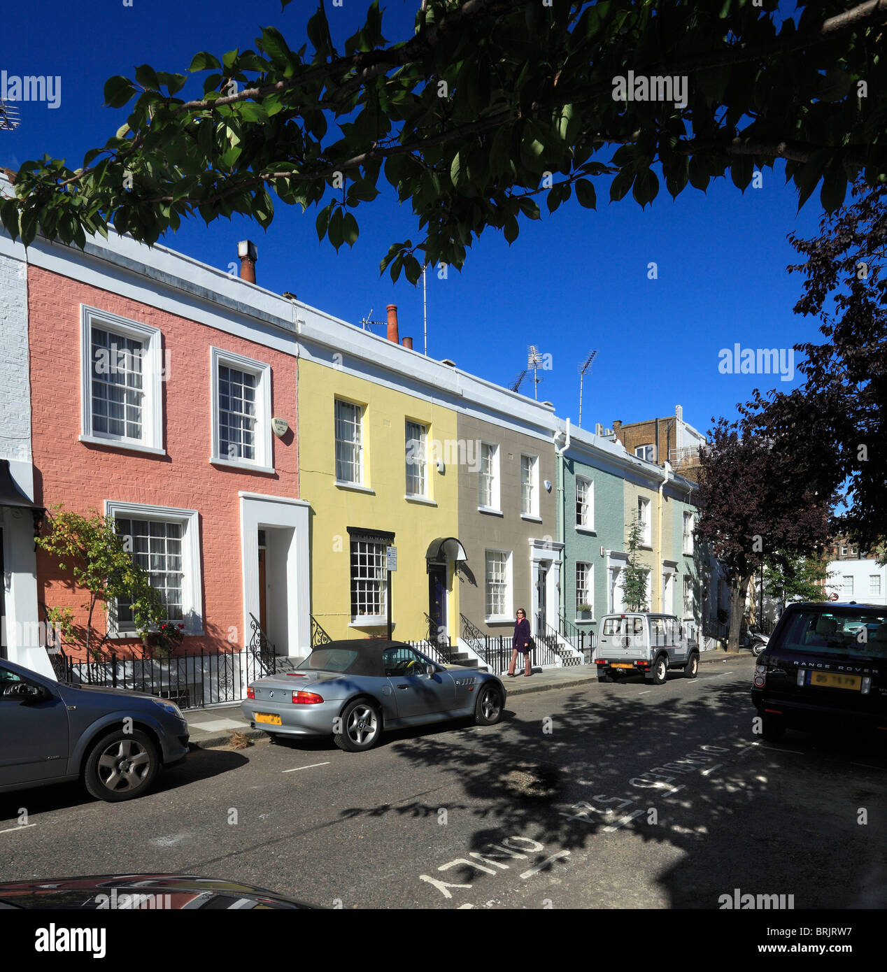 "Hillgate Village" Houses at Notting Hill Gate London Stock Photo Alamy