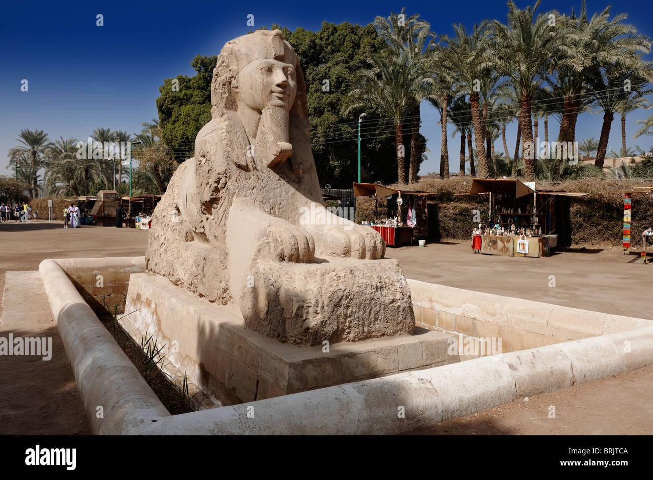 Alabaster Sphinx, Memphis, Egypt, Arabia, Africa Stock Photo - Alamy