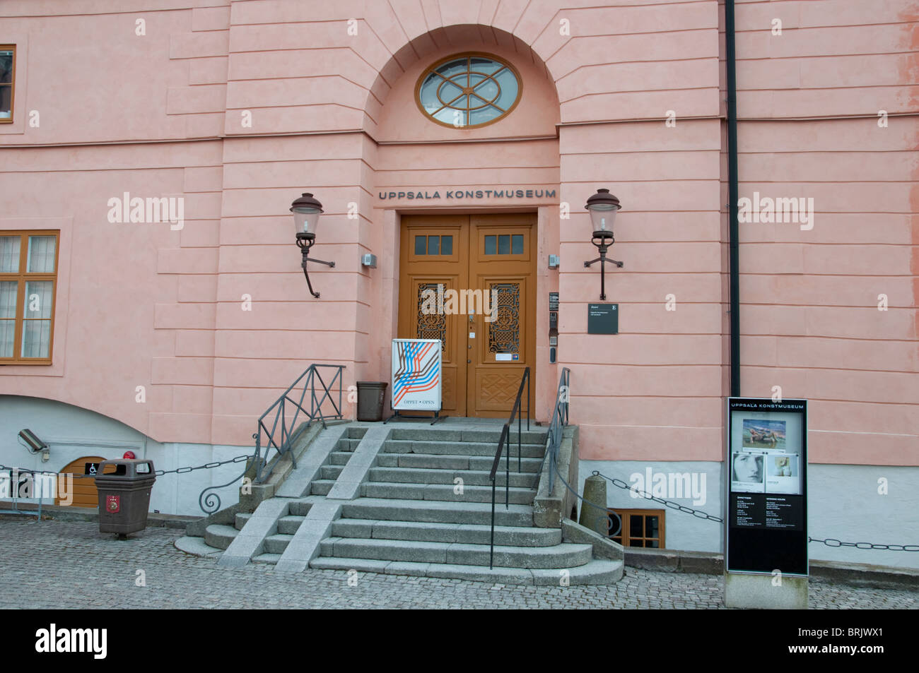 Entrance to Art Museum, Uppsala Castle, Sweden Stock Photo Alamy