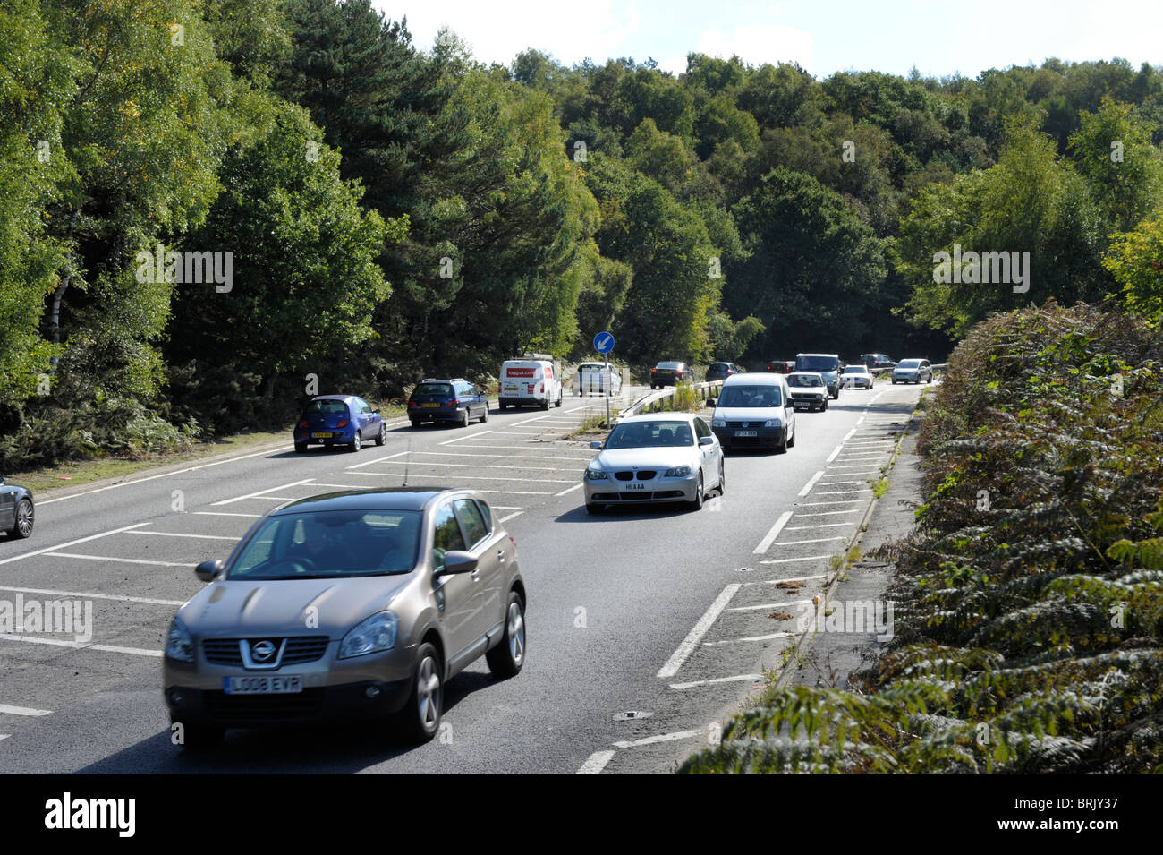 The A3 Trunk Road By The Devil s Punchbowl At Hindhead In Surrey the-a3-trunk-road-by-the-devil-s-punchbowl-at-hindhead-in-surrey