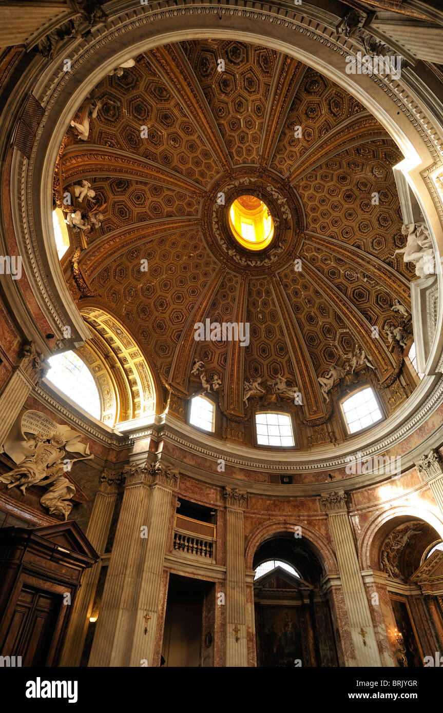 Rome. Italy. Bernini's baroque church Sant' Andrea al Quirinale Stock