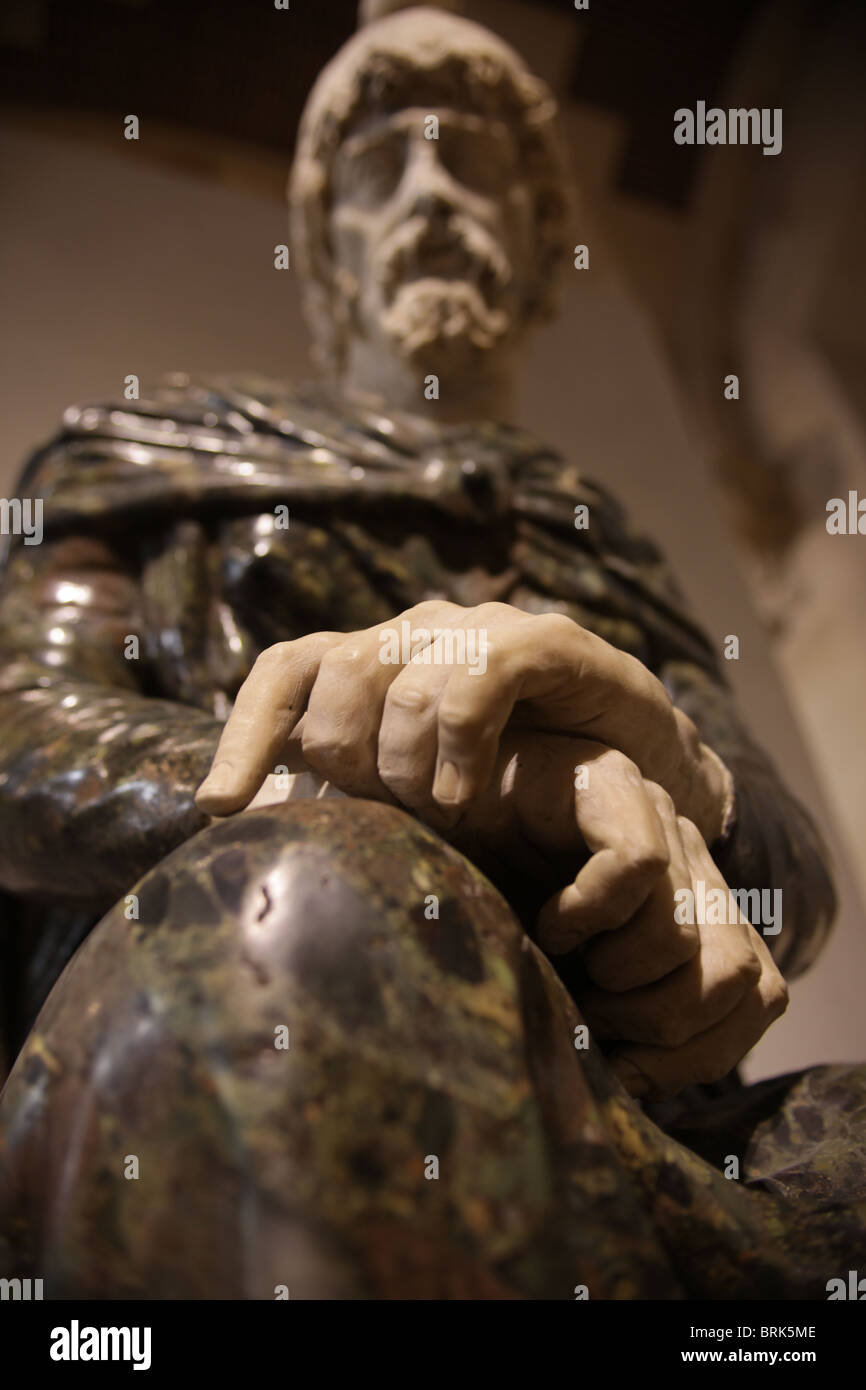 Ancient green marble statue Stock Photo Alamy