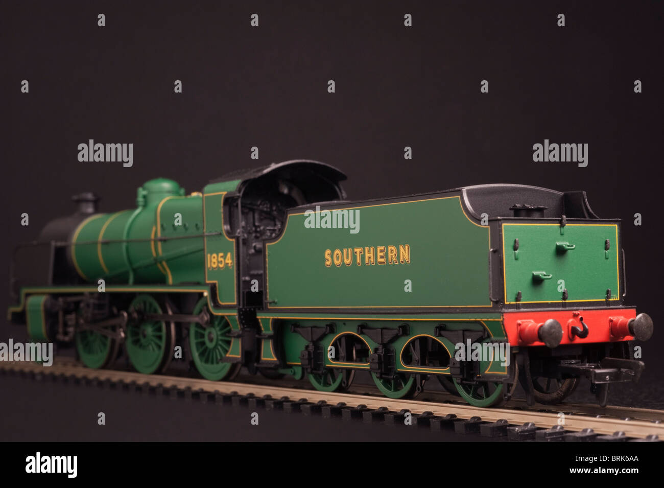 N Class, 2-6-0, Southern Malachite Green livery Stock Photo
