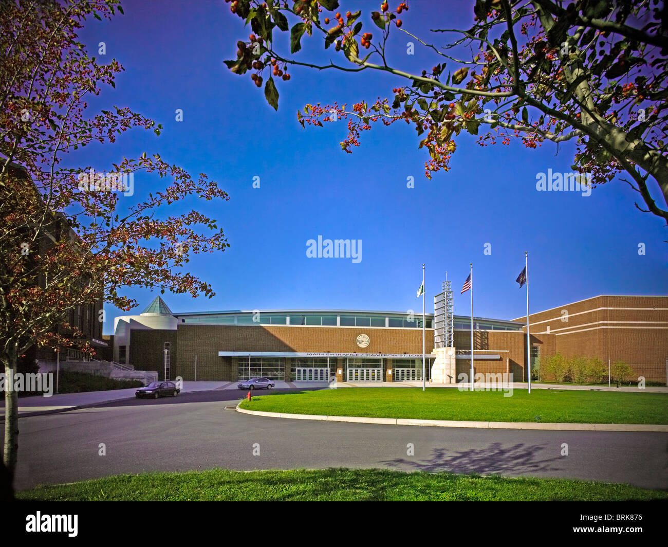Harrisburg, PA, state farm show complex buildings. Site of annual