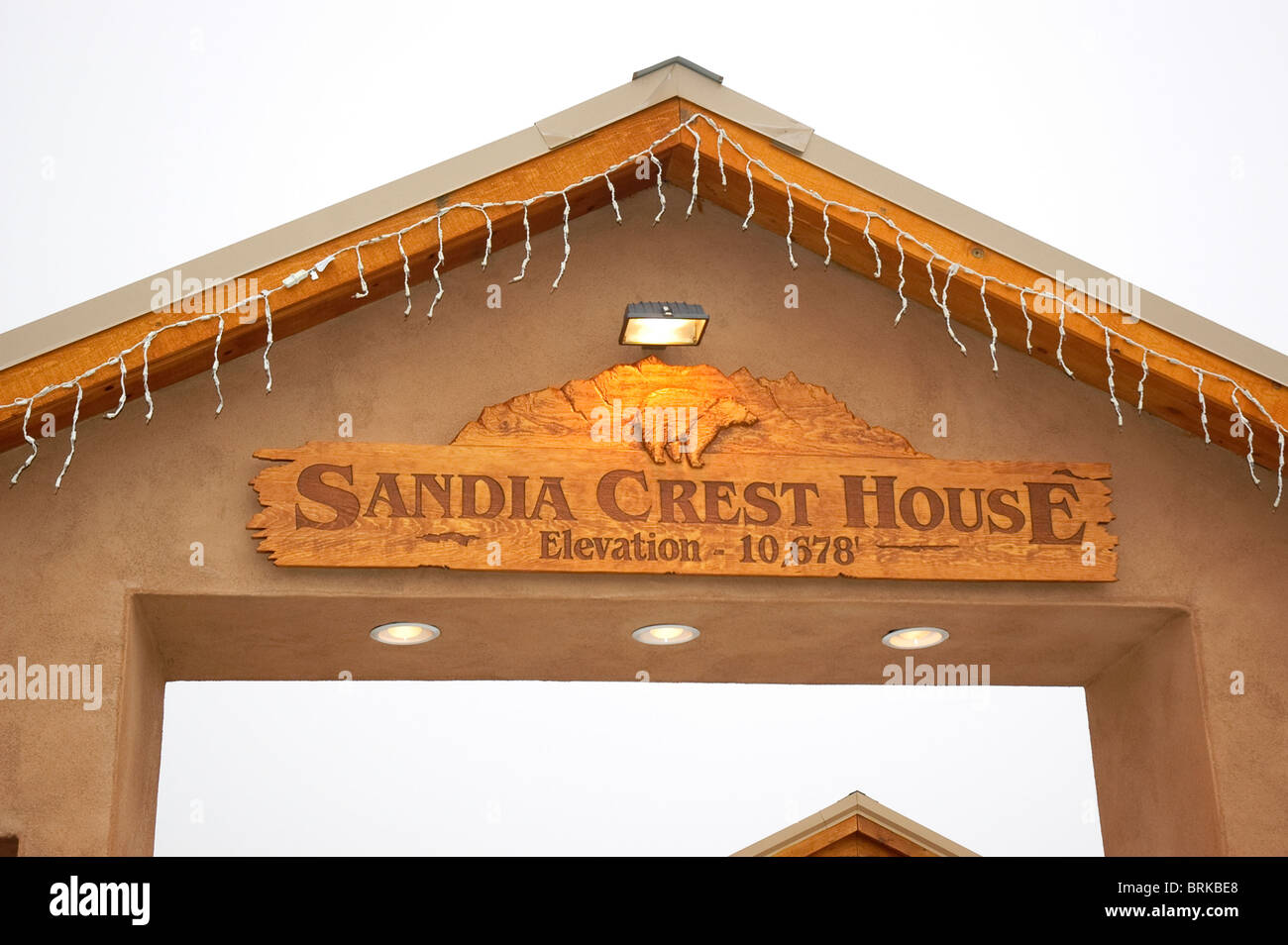 At the crest of Sandia Peak near Albuquerque, NM Stock Photo Alamy