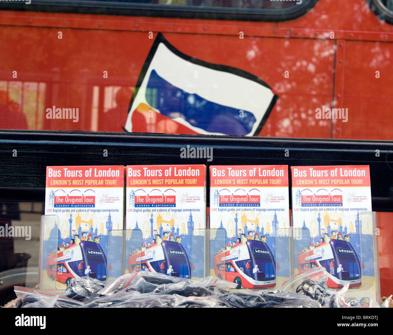 London Tour bus travel brochures Stock Photo Alamy London Tour bus travel brochures Stock Photo Alamy