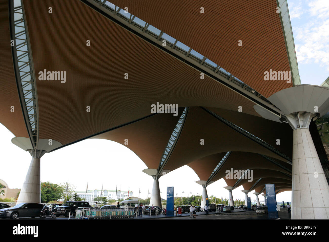 Kuala Lumpur International Airport in Malaysia. Stock Photo