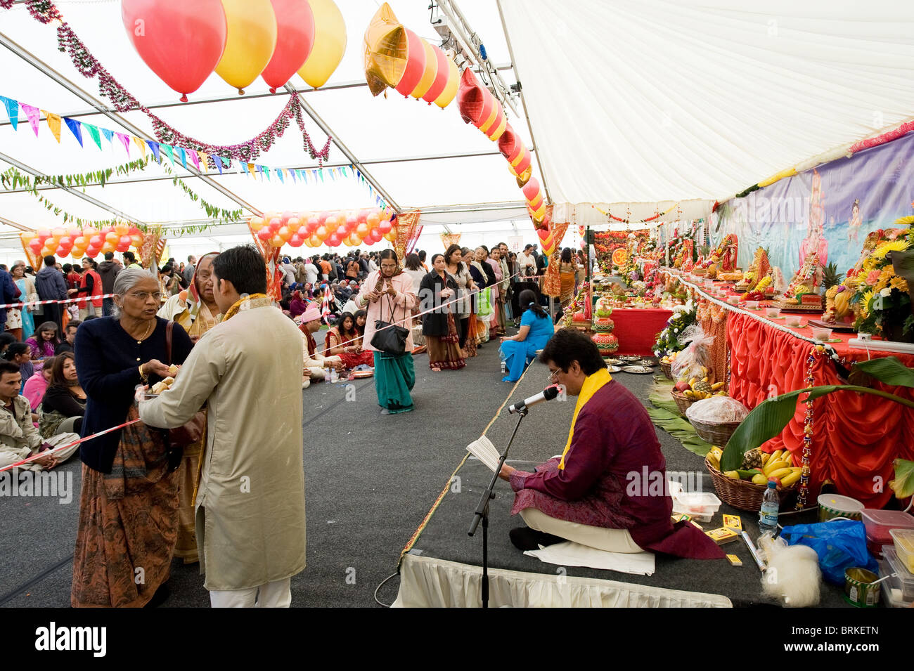 A Ganesh Festival.  Photo by Gordon Scammell Stock Photo