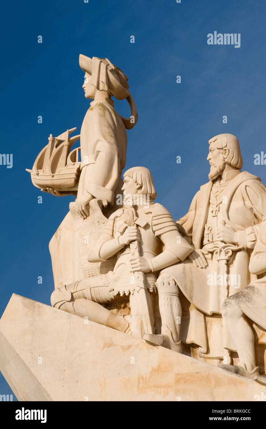Monument to the Discoveries Belem Lisbon Portugal Stock Photo